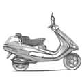 Hexagon GTX 125 4T 2V ZAPM20