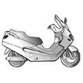 X9 250 2V Honda Motor -04 (karburátor) [ZAPM23000/ 23100]