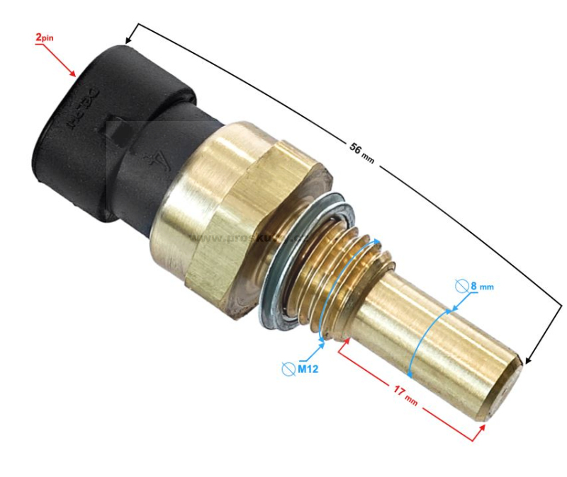 Elektro díly - Čidlo teploty M12 pro Maxon