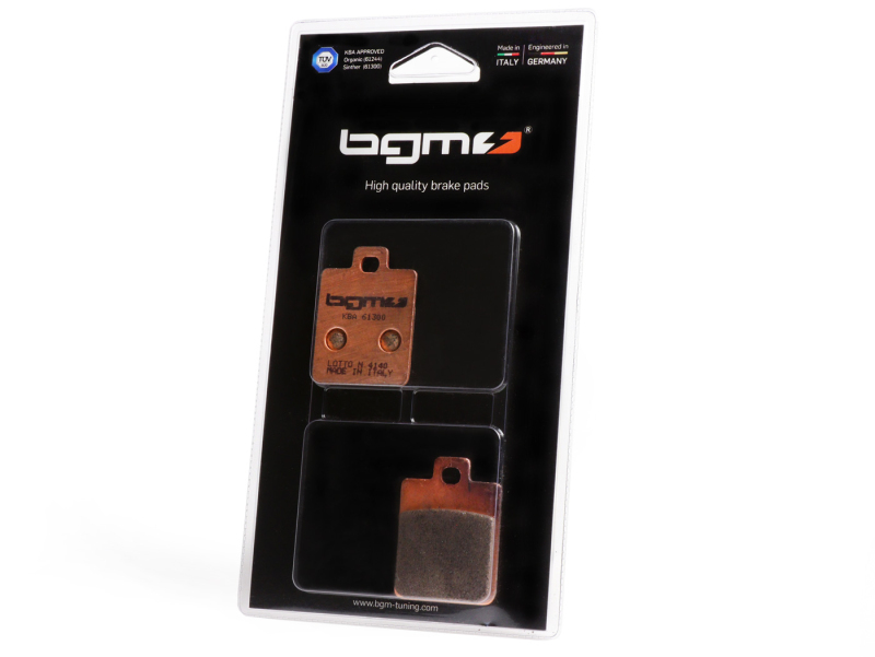 Brzdy - Brzdové destičky Sintersport – 35,6×49 mm, Heng‑Tong třmen (Vespa PX / LX / S / ET4 a další)