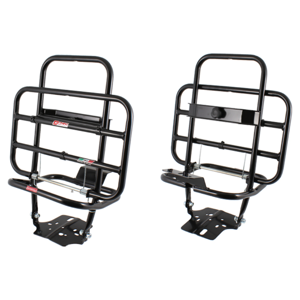 Příslušenství a nářadí - Zadní nosič černý Faco pro Piaggio Vespa Primavera, ET4 50, 90, 125ccm