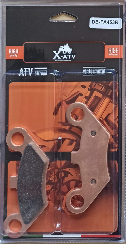 Brzdy - Brzdové destičky přední pro Cfmoto Gladiator RX510, RX530, X450, X520, X5, X6, X8 a Linhai FA453R 9010-0808A0