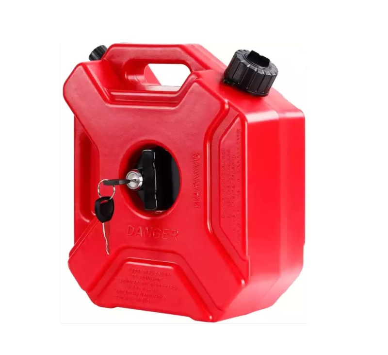 Příslušenství a nářadí - 5litrový kanystr pro čtyřkolku s úchytem a zámkem