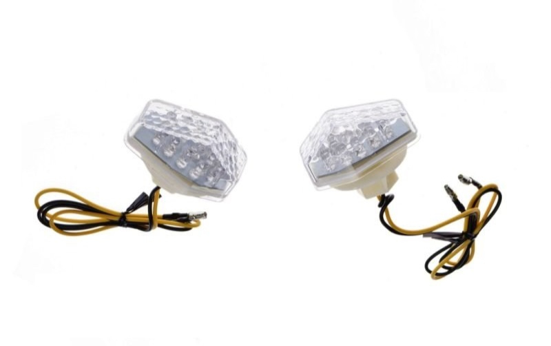 Elektro díly - Plochá LED směrová světla, sada 2 ks, homologace E11