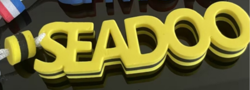 Příslušenství a nářadí - Replika pěnové klíčenky Seadoo, nepotopitelná