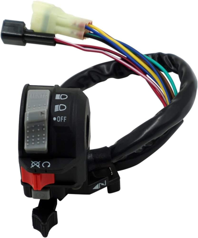 Elektro díly - Multifunkční levý spínač na rukojeti Yamaha Raptor 350 660 Grizzly 350 400 5LP-83973-01-00