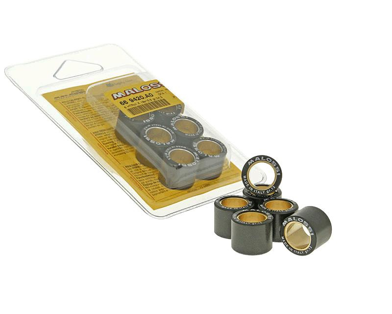 Variátor a spojka - Válečky variátoru Malossi HT 15x12mm - 5,4g