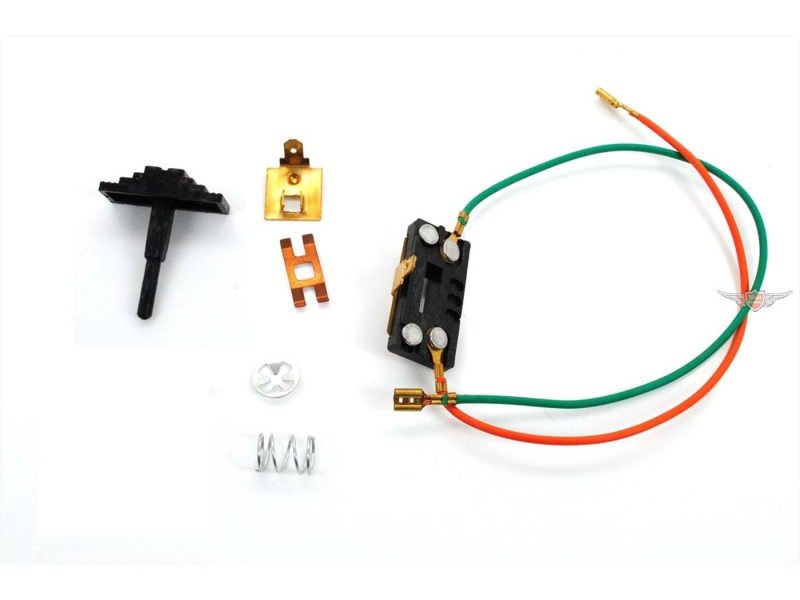 Elektro díly - Plastový spínač světel černý pro Piaggio, Ciao