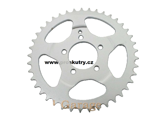 Podvozek tlumiče - Zadní ocelová rozeta 41 zubů pro Zündapp, M 25, 50 Typ 434 Bergsteiger