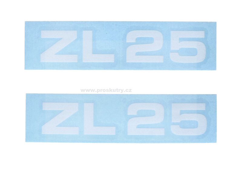 Příslušenství a nářadí - Sada samolepek MOGA 2 díly šířka 95 mm výška 17 mm pro Zündapp ZL 25