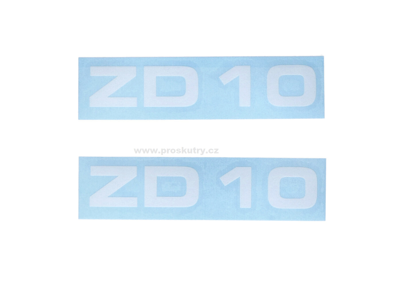 Příslušenství a nářadí - Sada samolepek MOGA 2 díly šířka 95 mm výška 17 mm pro moped Zündapp ZD 10