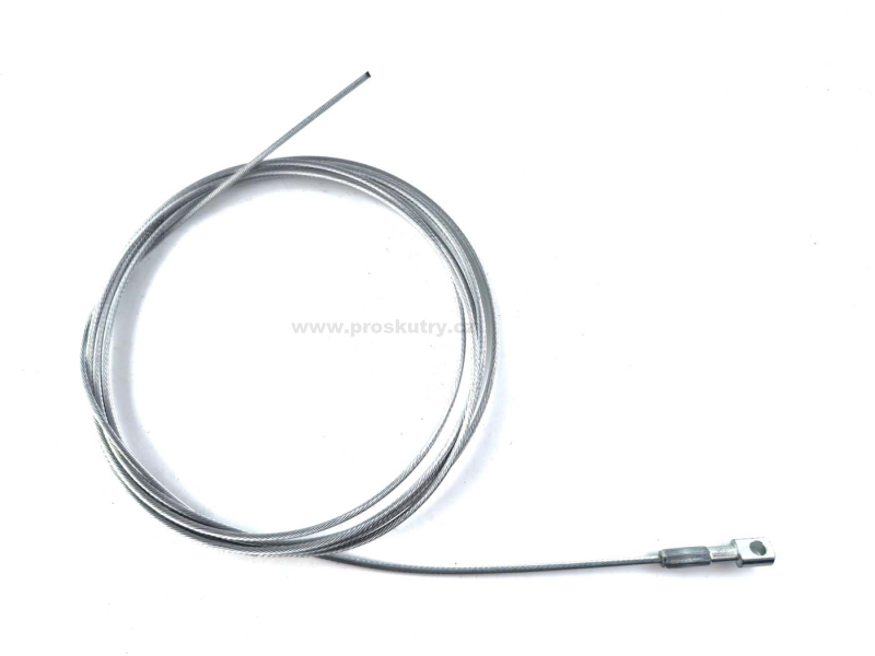 Zrcátka páčky řídítka - Lanko spojky ocelové 2,5 mm x 3000 mm pro Piaggio APE Car