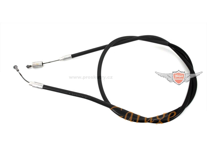 Zrcátka páčky řídítka - Černé lanko spojky pro Hercules, Optima de Luxe