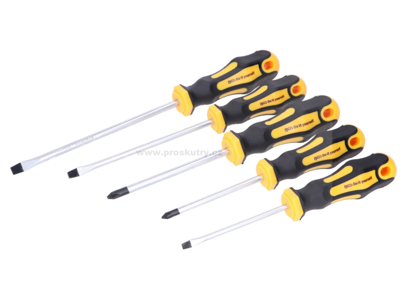 Příslušenství a nářadí - Sada 5dílná univerzální šroubováků