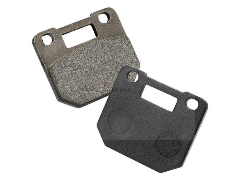 Brzdy - Přední organické brzdové destičky Voca pro Voca G-Force Pro a Stage6 se 4pístkovým brzdovým třmenem