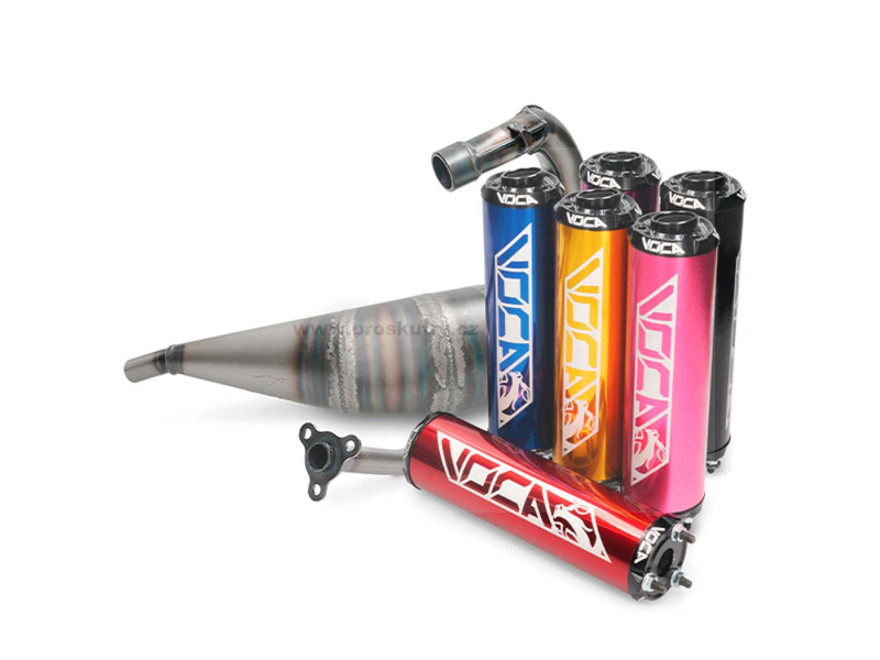 Výfuk - Výfuk Voca Cross Rookie 50/70cc pro Fantic Enduro XE, Motard XM 50-21 E5