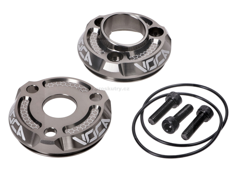 Výfuk - Koncovka zadního tlumiče výfuku Voca Racing šedá