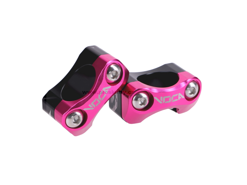 Zrcátka páčky řídítka - Montážní sada na řídítka VOCA V2 HB28 CNC 22-28 - růžová