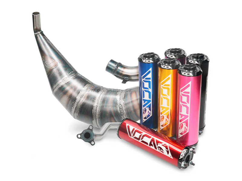 Výfuk - Výfuk Voca Cross Rookie 50/70cc pro Yamaha DT50, MBK X-Limit