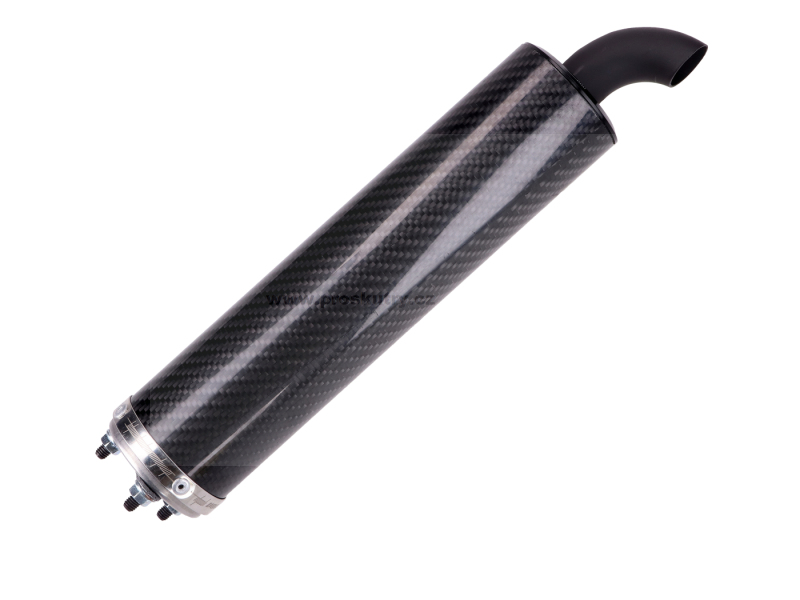 Výfuk - Zadní tlumič Voca Racing Combat 70cc karbon