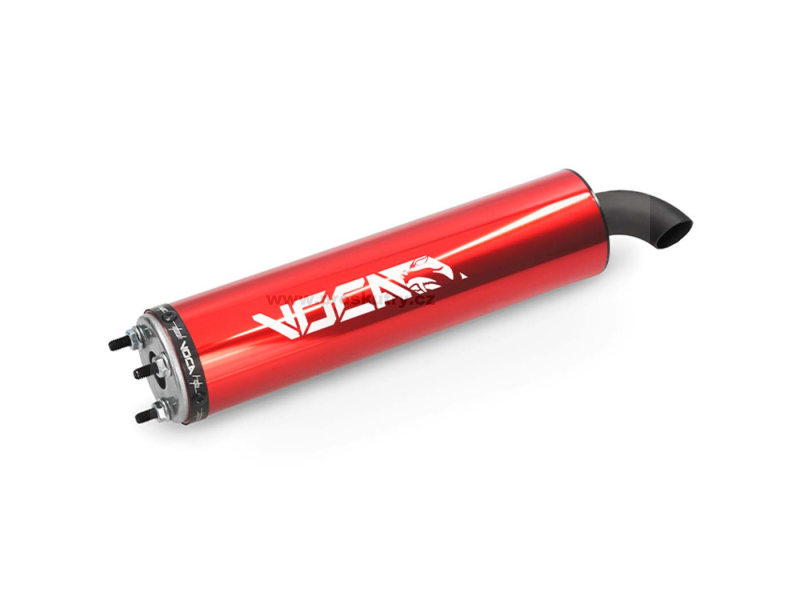 Výfuk - Zadní tlumič Voca Racing Combat 70cc červený