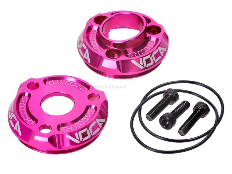 Výfuk - Koncovka zadního tlumiče výfuku Voca Racing růžová