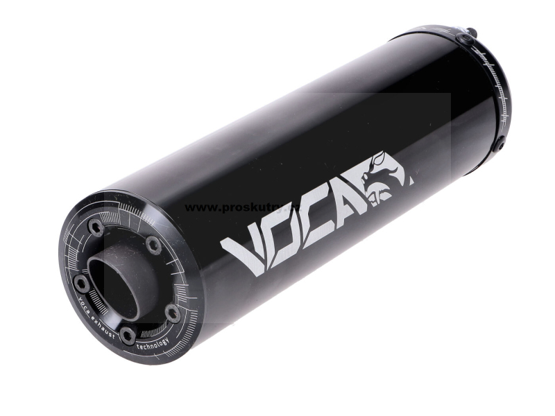 Výfuk - Zadní tlumič Voca Racing černý 80cc