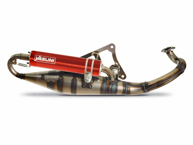 Výfuk - Výfuk Yasuni R-PRO oranžový pro Derbi Hunter, Peugeot, Ludix, Vicaci