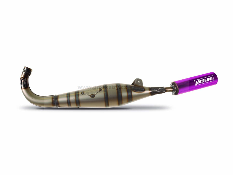 Výfuk - Výfuk Yasuni fialový pro Peugeot 103 SP/RCX