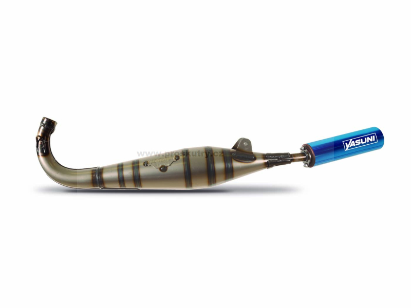 Výfuk - Výfuk Yasuni modrý pro Peugeot 103 SP/RCX