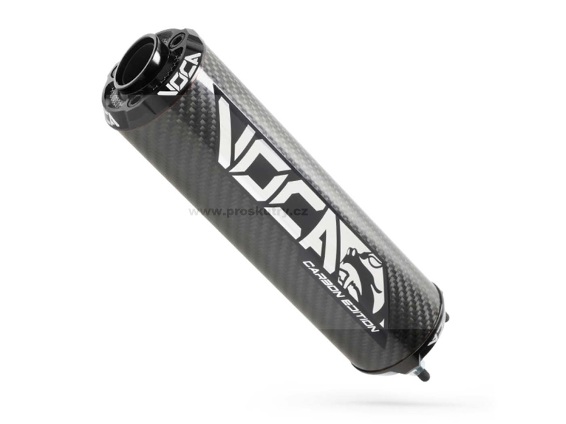 Výfuk - Zadní tlumič VOCA Carbon - CNC koncovka černá