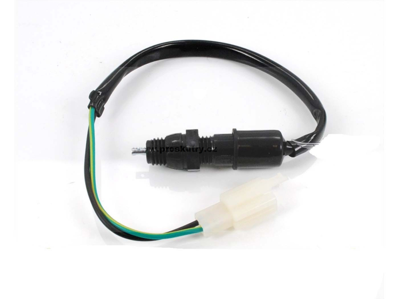 Elektro díly - Zadní spínač brzdových světel s černým připojovacím kabelem pro Honda MTXsh 50, 80