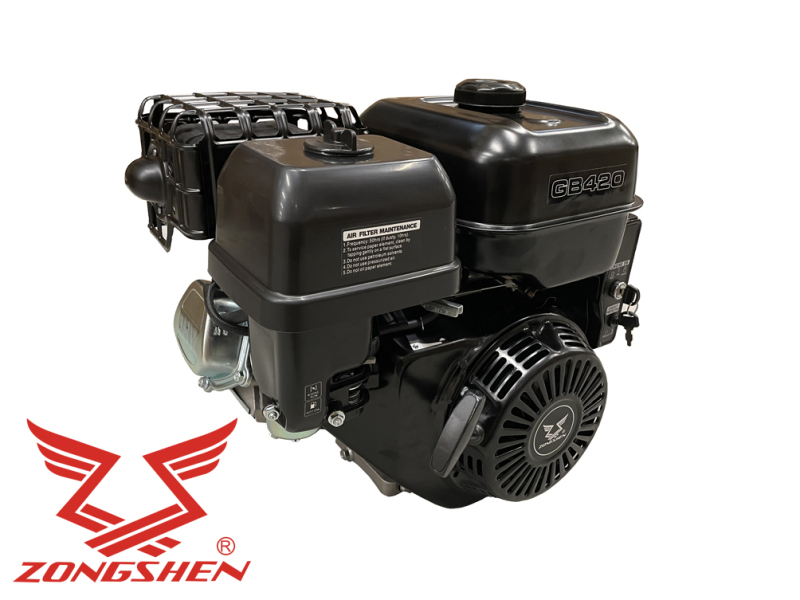 Zahradní technika - MOTOR ZONGSHEN GB420 420cc 13,0 horizontální hřídel ELEKTRICKÝ STARTÉR