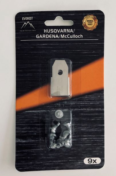 Zahradní technika - NŮŽ ROBOTICKÝCH SEKAČEK HUSQVARNA GARDENA 35mm - SADA 9 ks EVEREST