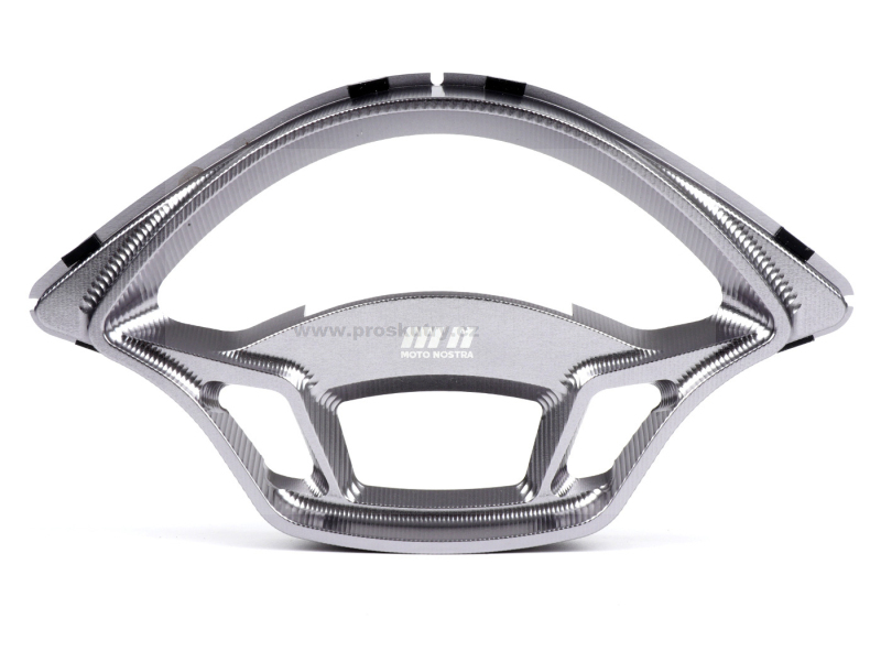 Elektro díly - Kryt tachometru Moto Nostra CNC, šedý Vespa