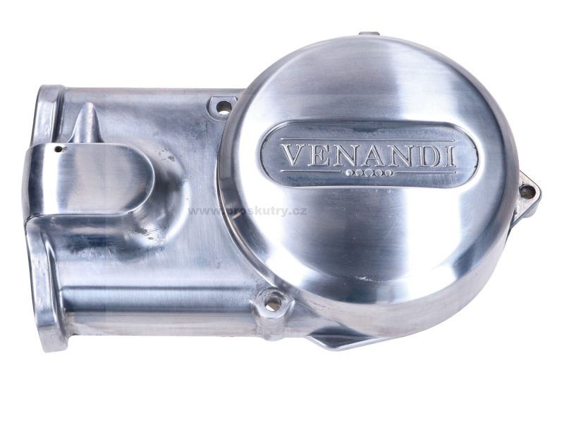 Motor - Víko alternátoru Venandi – leštěné hliníkové (bez nápisu)