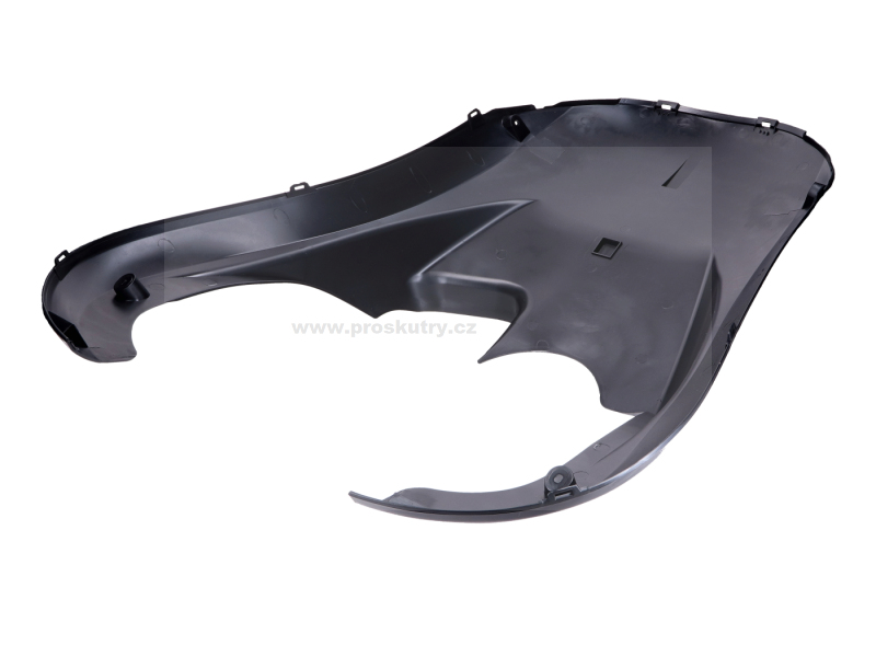 Podvozek tlumiče - Kryt podvozku černý pro MBK Ovetto, Yamaha Neos 2002-2007