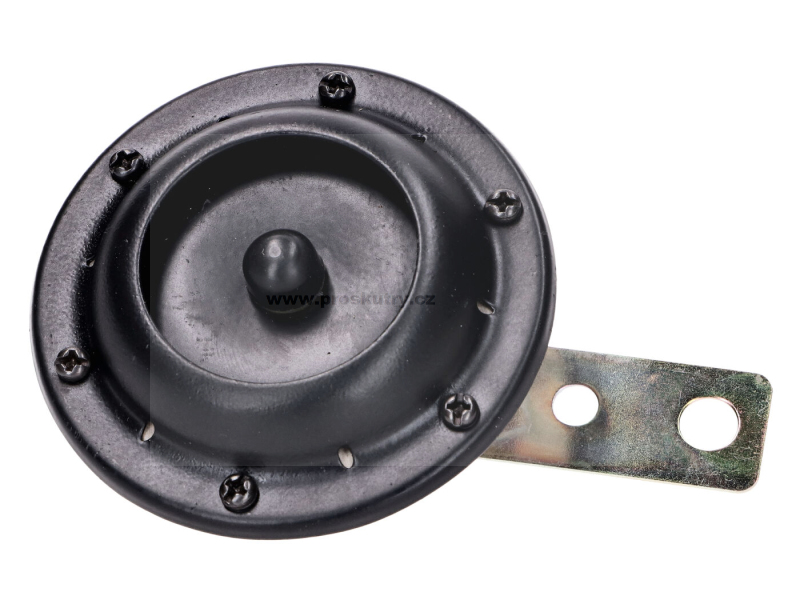 Elektro díly - Klakson 12V DC černý univerzální