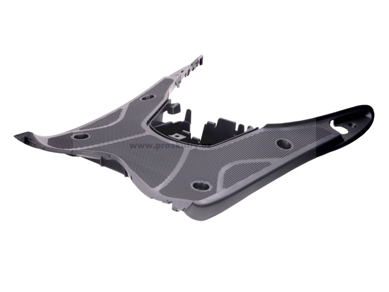 Podvozek tlumiče - Černý podlaha / nášlapná deska pro MBK Ovetto, Yamaha Neos 2008-2017