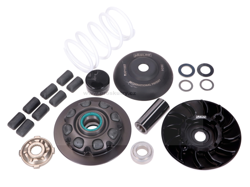 Variátor a spojka - Variátor Yasuni HPRACE Axial 70ccm vhodný pro Piaggio, Minarelli 14,8mm hřídel 103mm spojka