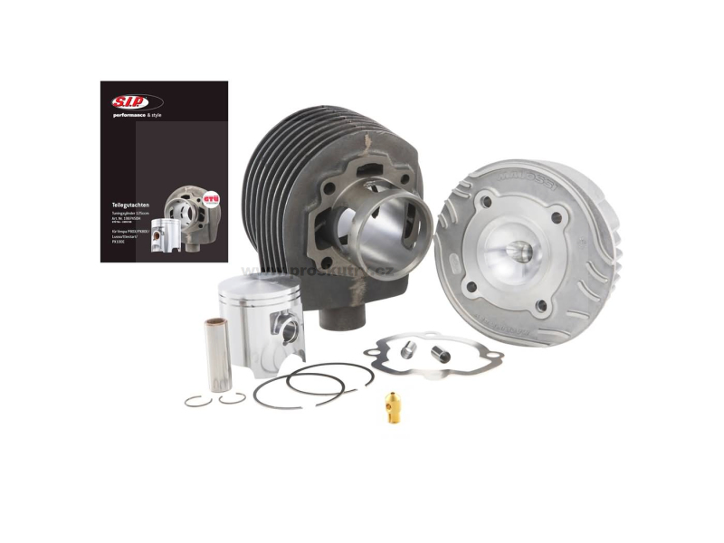 Motor - Závodní válec SIP 125 ccm Legal pro Vespa P80X, PX80 E, Lusso