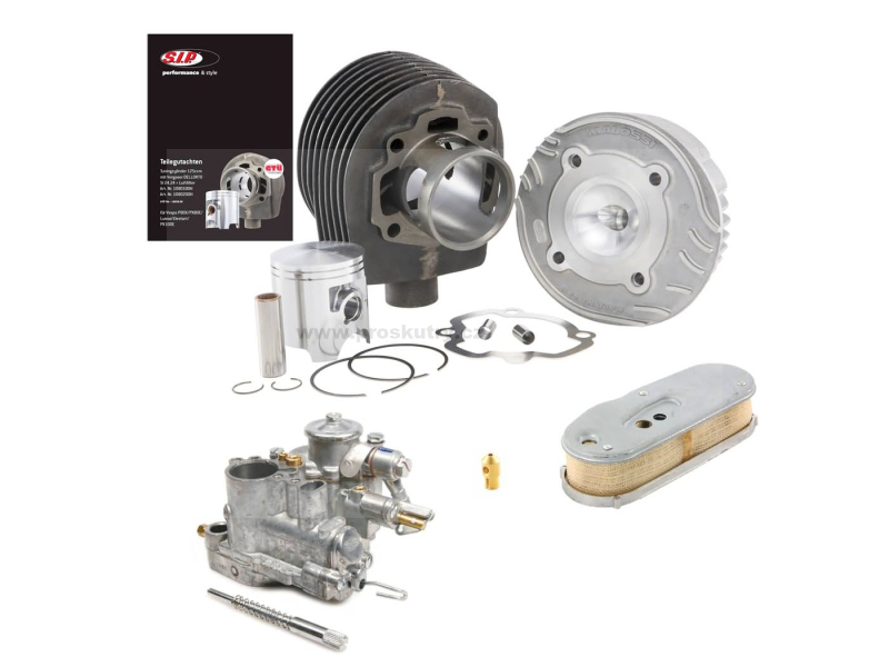 Motor - Tuningová sada SIP 125 cc ROAD "Legal" pro Vespa P80X, PX80 E, Lusso