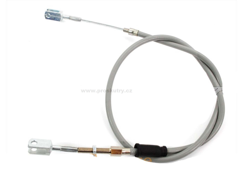 Brzdy - Brzdové lanko šedé pro zadní kolo KTM Ponny, Gritzner & Kaiser De Luxe, Hercules NHW R 50, Rabeneick Roller