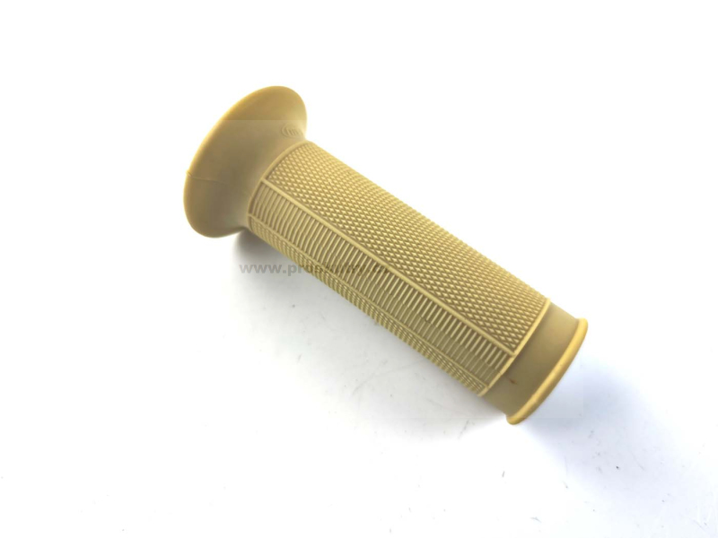 Zrcátka páčky řídítka - Béžová gumová rukojeť L=100 mm pro 24mm rukojeť plynu