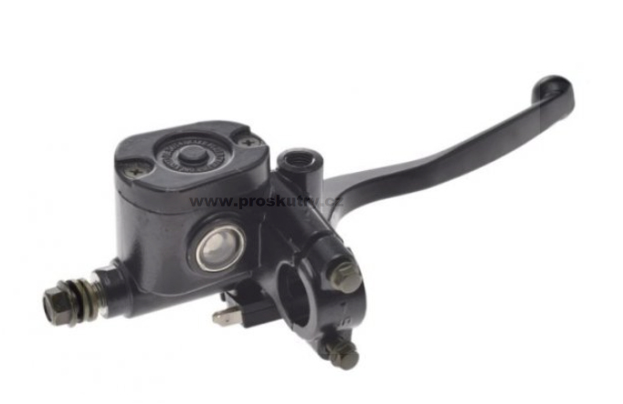 Brzdy - Brzdová pumpa pravá přední se závitem pro zrcátko M10x1,25mm pro Junak 905