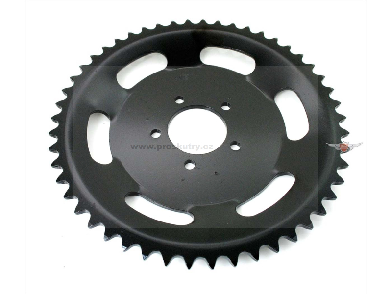 Podvozek tlumiče - Rozeta Esjot ocel 50 zubů černá pro Hercules, Prima GT, GX