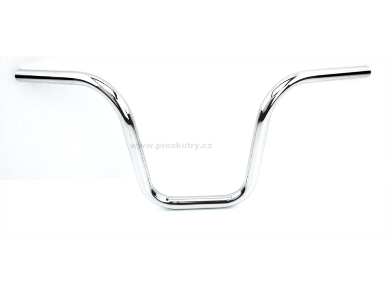 Zrcátka páčky řídítka - Řídítka Cuppini Chrome 22mm 610mm 230mm 140mm pro Zündapp ZD, ZR, ZA, ZS, ZX, Kreidler Flory MF 2, Hercules Prima M 5, Puch Maxi, KTM, DKW, Rixe, Hond