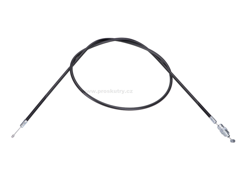 Zrcátka páčky řídítka - Černé lanko plynu Bing 14mm pro Hercules Supra 4 Enduro ( 937.170.72-18.)