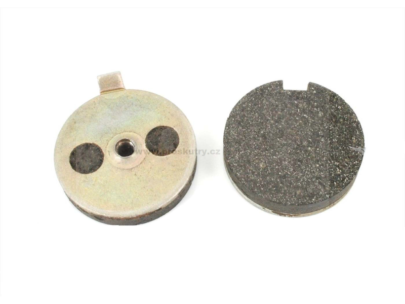 Brzdy - Kotoučové brzdové destičky kulaté pro Kreidler Florett, Zündapp, Hercules, Puch