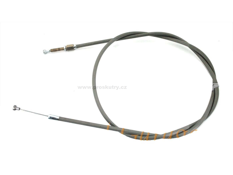 Zrcátka páčky řídítka - Lanko spojky šedé 960mm 1050mm pro Miele K 50, 50 S, Rixe, Gritzner, Hercules, DKW, KTM, Göricke